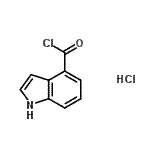CAS#: 949899-70-1, 1H-Indole-4-carbonyl chloride hydrochloride (1:1)