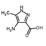 CAS#: 94993-81-4, 4-Amino-5-methyl-1H-pyrazole-3-carboxylic acid