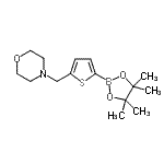 CAS#: 950603-39-1, 4-{[5-(4,4,5,5-Tetramethyl-1,3,2-dioxaborolan-2-yl)-2-thienyl]methyl}morpholine