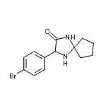 CAS 登录号：950651-29-3， 3-(4-溴苯基)-1,4-二氮杂螺[4.4]壬烷-2-酮