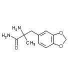 CAS#: 95080-43-6, 2-Amino-3-(1,3-benzodioxol-5-yl)-2-methylpropanamide