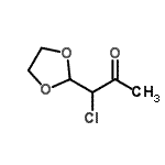 CAS#: 95093-93-9, 1-Chloro-1-(1,3-dioxolan-2-yl)acetone