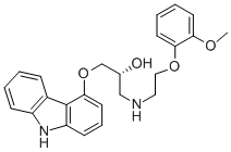 CAS#: 95093-99-5, (2R)-1-(9H-Carbazol-4-Yloxy)-3-[[2-(2-Methoxyphenoxy)Ethyl]Amino]-2-Propanol