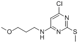 CAS 登录号：951884-56-3， 4-氯-6-(3-甲氧基丙基氨基)-2-甲硫基嘧啶