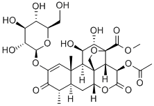 CAS 登录号：95258-11-0， 鸦胆子甙 F