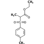 CAS 登录号：95314-82-2， 乙基2-[(4-甲基苯基)磺酰基]丙酸酯