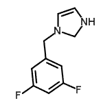 CAS#: 95333-81-6, 1-(3,5-Difluorobenzyl)-2,3-dihydro-1H-imidazole