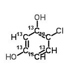 CAS#: 953390-32-4, 4-Chloro-1,3-(<sup>13</sup>C<sub>6</sub>)benzenediol