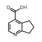 CAS#: 953428-98-3, 6,7-Dihydro-5H-cyclopenta[b]pyridine-4-carboxylic acid