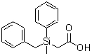 CAS 登录号：95349-35-2， [苄基(甲基)苯基硅烷基]乙酸