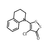 CAS#: 95380-67-9, 4-Chloro-5-(3,4-dihydro-1(2H)-quinolinyl)-3H-1,2-dithiol-3-one