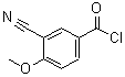 CAS 登录号：95383-40-7， 3-氰基-4-甲氧基苯甲酰氯