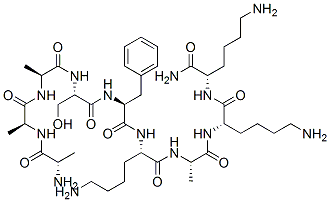 CAS#: 95416-28-7, Alanyl-Alanyl-Alanyl-Seryl-Phenylalanyl-Lysyl-Alanyl-Lysyl-Lysinamide