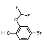 CAS 登录号：954235-88-2， 4-溴-2-(二氟甲氧基)-1-甲基苯