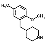 CAS#: 955314-98-4, 4-(2-Methoxy-5-methylbenzyl)piperidine