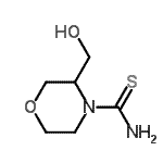 CAS 登录号：955399-48-1， 3-(羟基甲基)-4-吗啉硫代甲酰胺