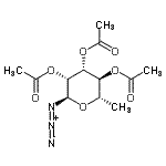 CAS#: 95580-90-8, (2R,3R,4R,5S,6S)-2-Azido-6-methyltetrahydro-2H-pyran-3,4,5-triyl triacetate