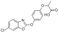 CAS#: 95617-09-7, 2-[4-[(6-Chloro-2-Benzoxazolyl)Oxy]Phenoxy]-Propanoic Acid