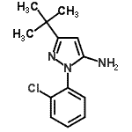 CAS#: 956397-18-5, 1-(2-Chlorophenyl)-3-(2-methyl-2-propanyl)-1H-pyrazol-5-amine