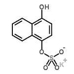 CAS#: 95648-10-5, Potassium 4-hydroxy-1-naphthyl sulfate