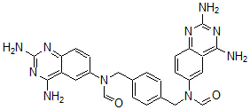 CAS#: 95651-93-7, N-(2,4-Diaminoquinazolin-6-Yl)-N-[[4-[[(2,4-Diaminoquinazolin-6-Yl)-Formylamino]Methyl]Phenyl]Methyl]Formamide