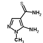 CAS#: 956534-58-0, 5-Amino-1-methyl-1H-pyrazole-4-carbothioamide