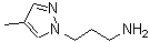 CAS#: 956758-69-3, 3-(4-Methyl-1H-pyrazol-1-yl)-1-propanamine