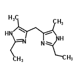 CAS#: 95684-24-5, 2-Ethyl-4-[(2-ethyl-4-methyl-1H-imidazol-5-yl)methyl]-5-methyl-1H-imidazole