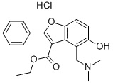 CAS#: 95696-19-8, Ethyl 4-[(Dimethylamino)Methyl]-5-Hydroxy-2-Phenyl-1-Benzofuran-3-Carboxylate Hydrochloride