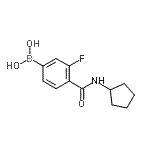 CAS#: 957034-70-7, [4-(Cyclopentylcarbamoyl)-3-fluorophenyl]boronic acid