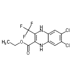 CAS#: 957062-92-9, Ethyl 6,7-dichloro-3-(trifluoromethyl)-1,4-dihydro-2-quinoxalinecarboxylate