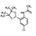 CAS 登录号：957063-08-0， N-[4-氯-2-(4,4,5,5-四甲基-1,3,2-二氧杂环戊硼烷-2-基)苯基]乙酰胺