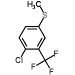 CAS#: 957066-04-5, 1-Chloro-4-(methylsulfanyl)-2-(trifluoromethyl)benzene