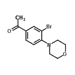 CAS#: 957066-05-6, 1-[3-Bromo-4-(4-morpholinyl)phenyl]ethanone