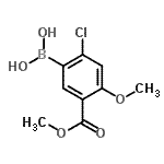 CAS#: 957066-07-8, [2-Chloro-4-methoxy-5-(methoxycarbonyl)phenyl]boronic acid
