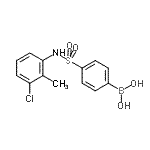CAS#: 957066-10-3, {4-[(3-Chloro-2-methylphenyl)sulfamoyl]phenyl}boronic acid
