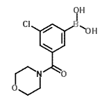 CAS 登录号：957120-55-7， [3-氯-5-(4-吗啉基羰基)苯基]硼酸