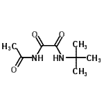 CAS#: 957825-90-0, N-Acetyl-N'-(2-methyl-2-propanyl)ethanediamide