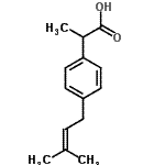 CAS 登录号：95833-52-6， 2-[4-(3-甲基-2-丁烯-1-基)苯基]丙酸