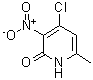 CAS#: 95835-64-6, 4-Chloro-6-methyl-3-nitro-2(1H)-pyridinone