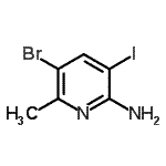 CAS#: 958357-86-3, 5-Bromo-3-iodo-6-methyl-2-pyridinamine