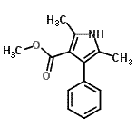 CAS#: 95838-55-4, Methyl 2,5-dimethyl-4-phenyl-1H-pyrrole-3-carboxylate
