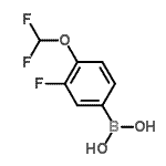CAS 登录号：958451-69-9， [4-(二氟甲氧基)-3-氟苯基]硼酸