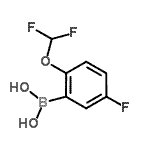 CAS 登录号：958451-71-3， [2-(二氟甲氧基)-5-氟苯基]硼酸