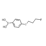 CAS#: 958453-83-3, {4-[(3-Fluoropropyl)sulfanyl]phenyl}boronic acid