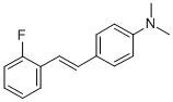 CAS 登录号：959-73-9， 4-[2-(2-氟苯基)乙烯]-N,N-二甲基苯胺