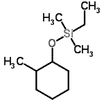 CAS 登录号：959056-33-8， 乙基(二甲基)[(2-甲基环己基)氧基]硅烷