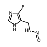 CAS#: 959093-02-8, 1-(4-Fluoro-1H-imidazol-5-yl)-N-nitrosomethanamine