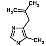 CAS#: 959105-65-8, 5-Methyl-4-(2-methyl-2-propen-1-yl)-1H-imidazole