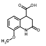 CAS#: 959237-46-8, 8-Methoxy-2-oxo-1,2,3,4-tetrahydro-4-quinolinecarboxylic acid